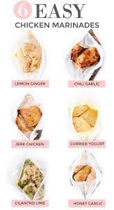 6 Easy Chicken Marinade Recipes Haute Healthy Living Chicken Marinade Recipes Easy Chicken Marinade Homemade Chicken Marinade