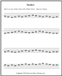 Music makes children happy, so enjoy our second grade music worksheets and printables with your child. Piano Sheet Music For Beginners Snakes Free