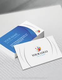 Create business card online that make an impression. Free Business Card Maker App 3d Wave Business Card Template