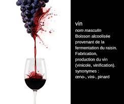 Definition Du Vin Boisson Alcoolisee Vin Fermentation