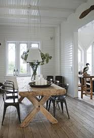 Modern farmhouse style is the perfect aesthetic! Industrial Style Dining Table Ideas On Foter