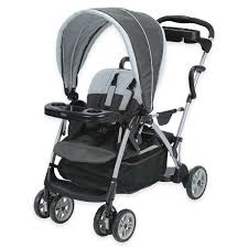 Product Image For Graco Roomfor2 Classic Connect Click Connect Stroller In Glacier 1 Out Of 4 Graco Stroller Click Connect Stroller Tandem Stroller