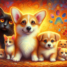 The orange cat and the pig ladies. 😂🤣😁