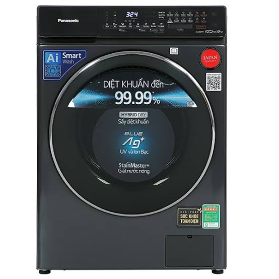 M&aacute;y giặt sấy Panasonic Inverter giặt 10.5 kg - sấy 6 kg NA-S056FR1BV - gi&aacute; tốt, trả g&oacute;p 0%