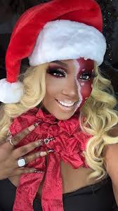 Christmas nail art ideas with red and green colors