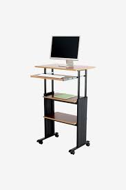Small portable computer desk with keyboard tray. 9 Best Standing Desks 2021 The Strategist