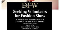 Volunteers Needed for Diversity Fashion World Fashion Show 5/23 ...