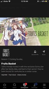 Eyyy It S Coming On Netflix Fruitsbasket