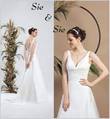 Am schluß kannst du dein maßgeschneidertes brautkleid mit nach hause nehmen. Zwei Brautkleider Im Partnerlook Brautstudio Anke Tworuschka