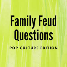 Ojani noa, cris judd, ben affleck, marc anthony and alex rodriguez. Pop Culture Family Feud Questions Hobbylark