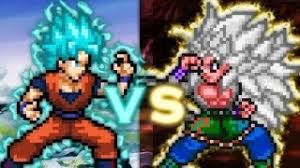 Maybe you would like to learn more about one of these? Sprite Move Fight Goku Super Ssj Blue Vs Goku Af Ssj 5 By Akuma Animation