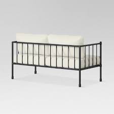 Fernhill Metal Patio Loveseat Linen Threshold Patio Loveseat Furniture Metal Patio Furniture