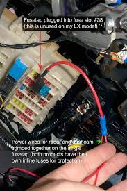 I hardwired my uniden r3 with an add a fuse. Dashcam Rear Camera Radar Install Completed Honda Hr V Forum