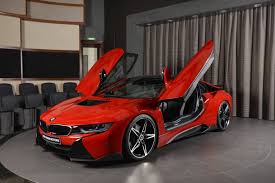 Bmw I8 Protonic Red Edition Gets Upgraded In Abu Dhabi Bmw I8 Bmw Bmw Company