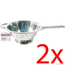 Which is correct calendar or calender? Stainless Steel Deep Colander Double Handles Kitchen Utensil Salad Strainer 24cm