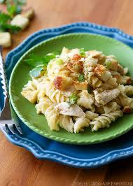 Adobo sauce, chopped bacon, apple cider vinegar, mayonnaise, chicken and 13 more. Chicken Caesar Pasta Casserole The Girl Who Ate Everything