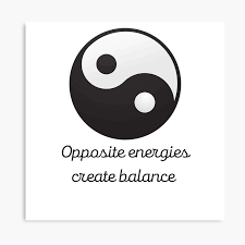 Opposite Energies Create Balance Yin Yang By Teesgeek Redbubble In 2020 Yin Yang Astrology Chart Yin