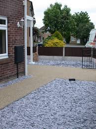 Resin Bonded Aggregate With Slate Detail Driveway Design Garden Landscaping Resin Bond