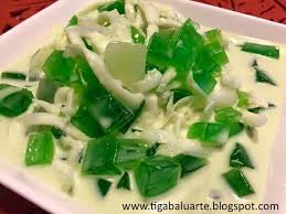A Popular Filipino Dessert Made Of Young Coconut Nata De Coco Green Gulaman And More See Recipe Below Ingr Filipino Desserts Buko Pandan Recipe Food