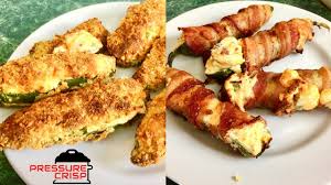 Ninja Foodi Bacon Wrapped Stuffed Jalapeno Peppers Youtube Jalepeno Recipes Stuffed Peppers Stuffed Jalapenos With Bacon