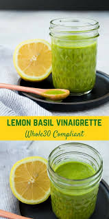 Lemon Basil Vinaigrette Dressing Recipe