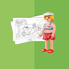 Free printable playmobil coloring pages. Colouring Sheet Waterpark