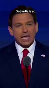 What is it with this guy??? 🧐 #rondesantis #republicans #republicandebate