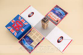 Explosionsbox es sind auch andere farben möglich, einfach nachfragen! Reise Explosionsbox Mit Big Ben Geschenke Shop Mediendesign Moser