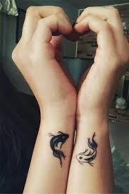 Yin Yang Tattoos For Women Sister Tattoos Matching Couple Tattoos Tattoos With Meaning