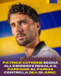 Primo pallone toccato in maglia gialloblù e primo gol per Patrick Cutrone.  🟡🔵