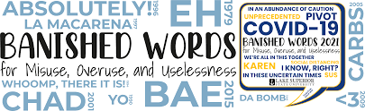 Power verbs (adapted from list compiled by m. Banished Words List Year Lake Superior State University