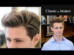 Mens Hair Classic Vs Modern 2 Different Haircuts Amp Hairstyle Youtube Mens Hairstyles Hairstyles Haircuts Long Hair Styles Men