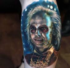 The nerdiest of the bunch specializing in realism and animated full color gamer cartoony tattoos for all your nerdy. 50 Beetlejuice Tattoo Designs For Men Movie Ink Ideas