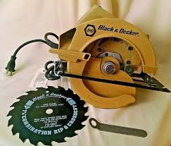 Vintage Black And Decker Skill Saw Black Decker Circular Saw 7308 7 1 4 Nos New Blade Combo Rip Crosscut Wrench Blackdecker Black Decker Elizabeth City The Unit