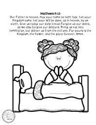 Prayer coloring page to download and coloring. The Lord S Prayer Coloring Page By Teaching Diligently Tpt