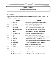 Free glaciers activities and classroom resources! Fillable Online Chapter 11 Glaciers Review Worksheet 63 Marks Sardis Secondary Fax Email Print Pdffiller