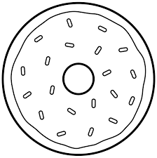 Donut Donut Coloring Page Templates Printable Free Digital Stamps