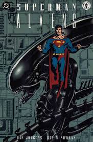 Superman Vs Alien After H R Giger By Dan Jurgens And Kevin Nowlan Superman Comic Dark Horse Comics Superman