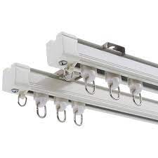 Anodized with a satin finish, its. China Ceiling Curtain Track Set With Wheeled Carriers China Curtain Rail Curtain Track