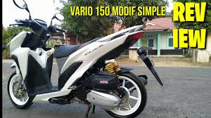 Stiker striping vario 125 fi led click thailook babylook mhotai. Modifikasi Vario Simple