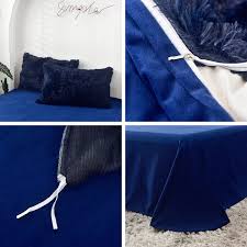 MorroMorn झबरा डुवेट कवर बेडिंग सेट