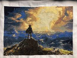 Zelda cross stitch pattern,legend of zelda, cross stitch pattern silhouette embroiderymiracleart 4.5 out of 5 stars (41) sale price $4.20 $ 4.20 $ 7.00 original price $7.00 (40% off) add to favorites zelda cross stitch pattern, link cross stitch, games cross stitch, game cross stitch, easy modern cross stitch pdf. Botw Cross Stitch By Me Nintendoswitch