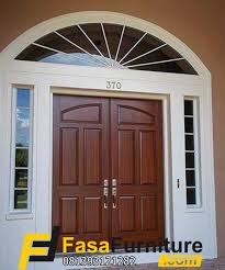 Kusen pintu minimalis adalah model dan desain kusen pintu yang dapat digunakan untuk melengkapi keindahan gaya arsitektur rumah minimalis. Pintu Rumah Minimalis Boven Lengkung Fasa Furniture Jepara Fasa Furniture Jepara