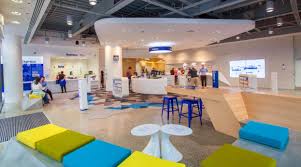14 Stunning Branch Designs From Banks Around The World In 2020 Bank Interior Design Bank Design Branch Design