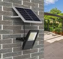 Solar LED Flood Light, 6000K, Auto On/Off, IP65 Waterproof, with Remote  Control & Motion Sensors Detection