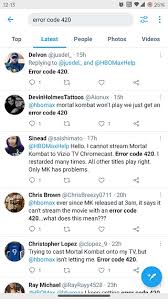 Many hbo max users are encountering hbo max error code 100 & hbo max error code 420. Hbo Max Mortal Kombat Aspect Ratio Issue On Samsung Tvs Fix Underway