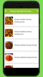 Dikemas dalam box/mangkok plastik tahan panas,dibungkus kembali dgn plastik,lalu dipress lakban. Resep Sambal Goreng Kentang Pete For Android Apk Download