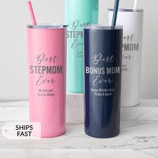 Engraved Personalized Stepmom Tumbler With Straw by Lifetime - Etsy Sweden