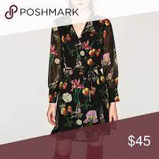 Whatever you're shopping for, we've got it. Zara Floral Wrap Long Sleeve Dress Mini Wrap Dress Zara Floral Dress Long Sleeve Dress
