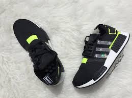 Adidas Nmd R1 Black And Gold Swarovski Womens Adidas Originals Nmd R1 Black Lime Green Etsy Adidas Originals Nmd Adidas Original Nmd R1 Adidas Women